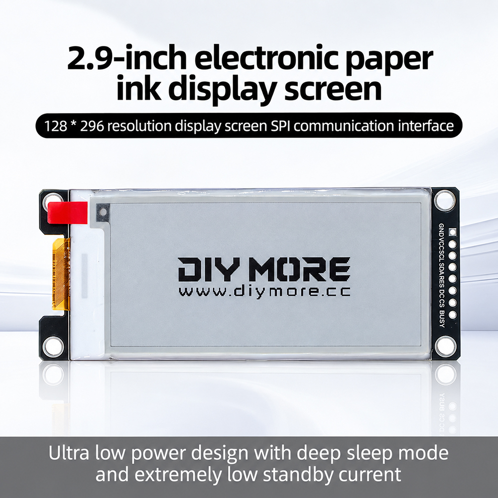 Display Epaper 2.9 - 2.9인치 흑백 적색 황색 디스플레이 2.9인치