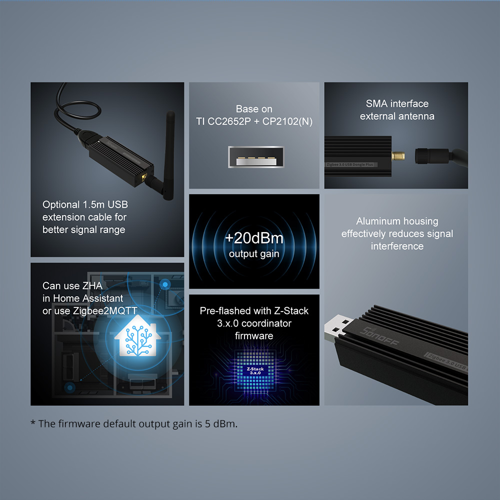 SONOFF 지그비 게이트웨이 3.0, ZBDongle - Zigbee Coordinator Stick 리뷰 및 가격