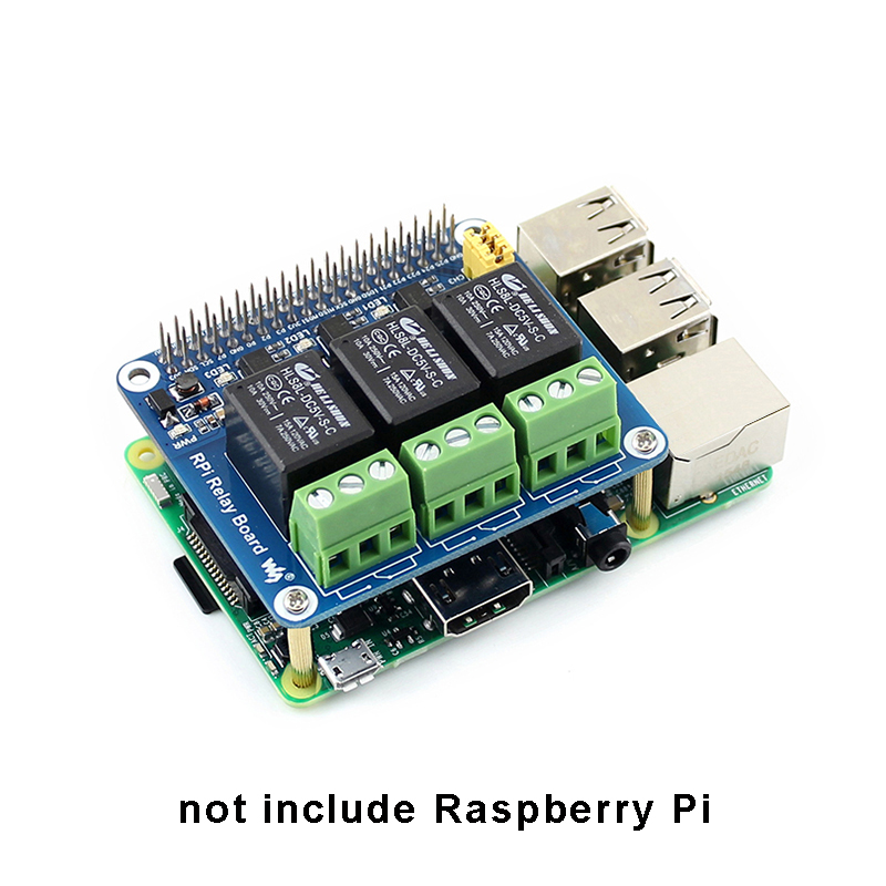 라스베리 파이 4B 3B + 3B 용 3 채널 릴레이  - Home Automation Raspberry Pi 리뷰 및 가격