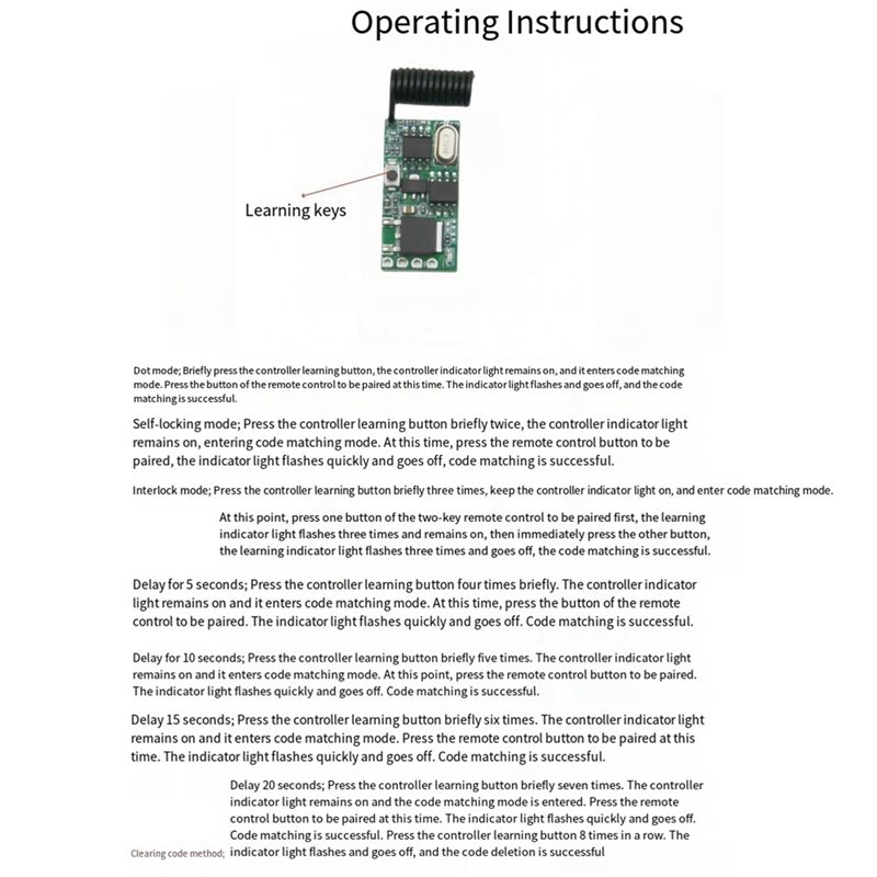 Y45A-For RF 스위치 컨트롤러+ 무선 수신 모듈 - 433Mhz Receiver Module 리뷰 및 가격